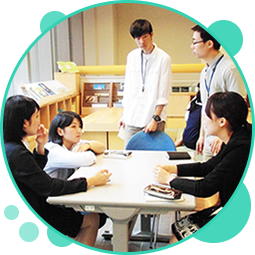友だちとのおしゃべりや、サークルのちょっとしたミーティング